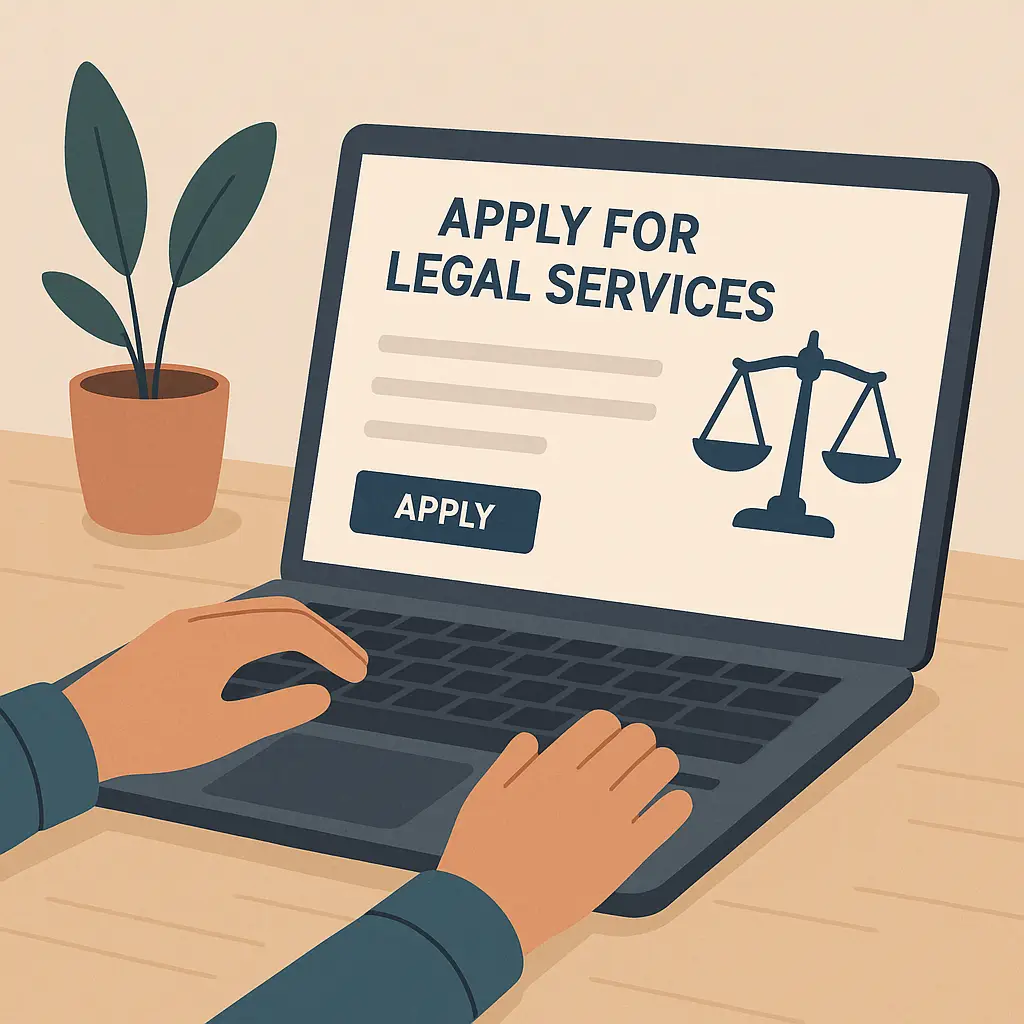 Apply online for free legal services in Seminole County Florida