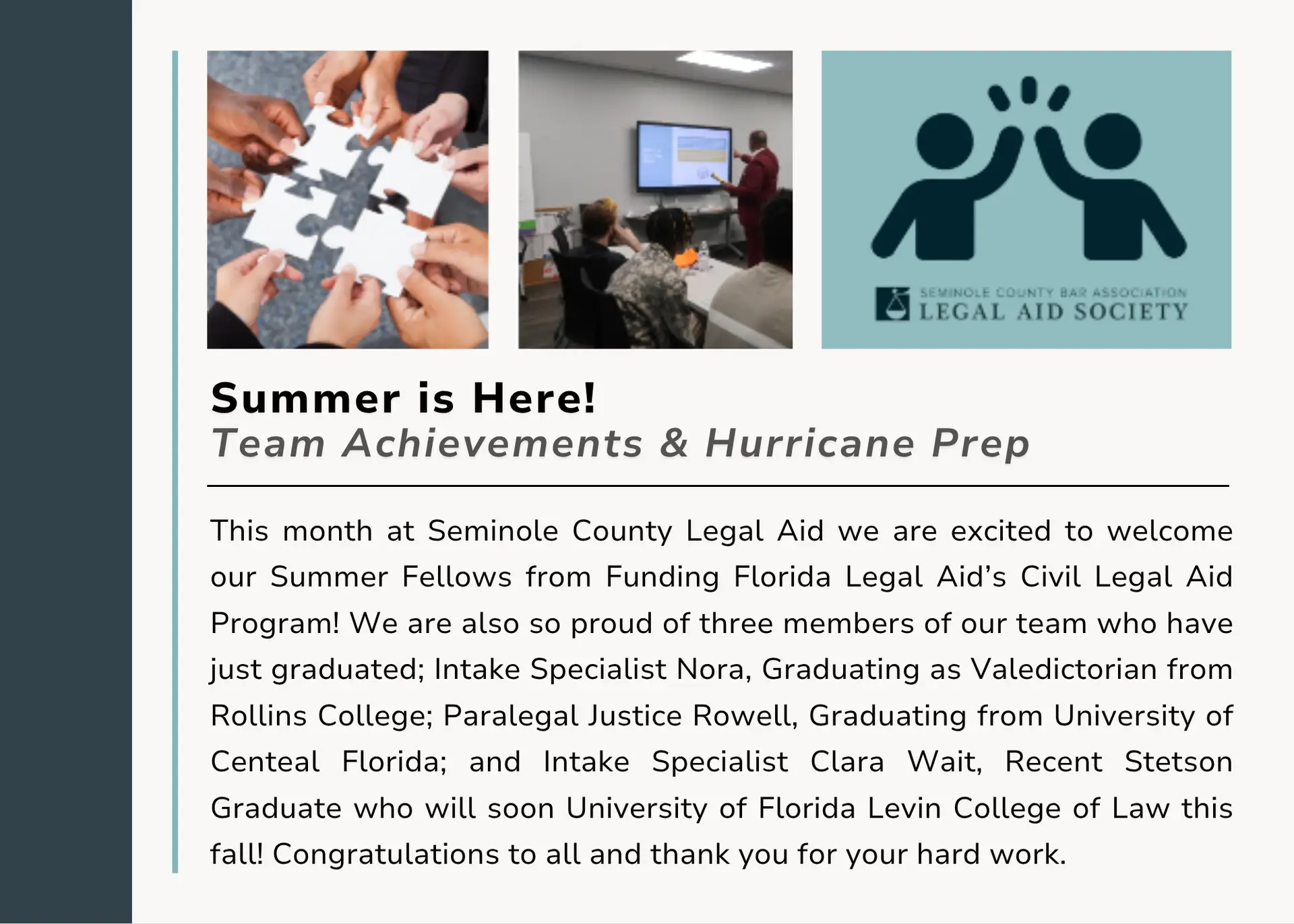 Seminole County Legal Aid June 2026 Newsletter